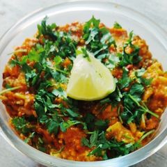 Pavbhaji flavour khichdi A picture of Pavbhaji flavour khichdi.