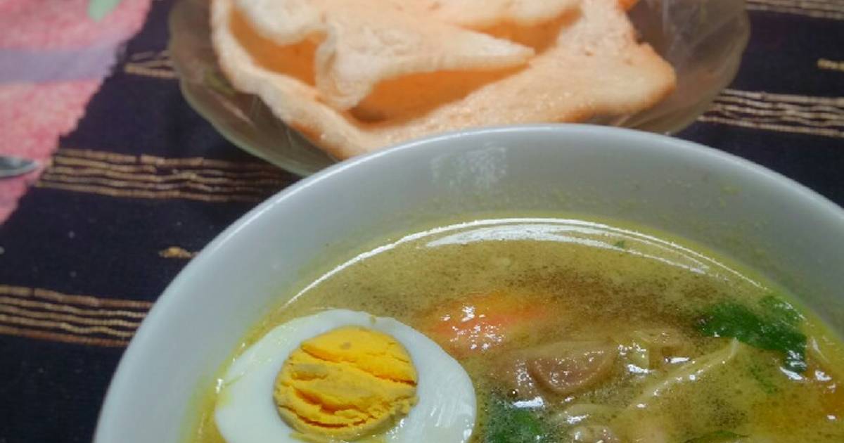 Resep Soto Bening Kuah Ringan Seger Oleh Mamakey Cookpad