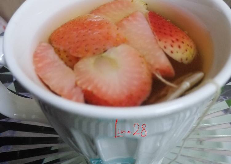 Resep Green Tea Strawberry, Lezat Sekali