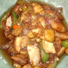 รูปของ Oseng jengkol dan asin cumi