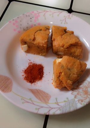 A picture of Steamed Moi- Moi.