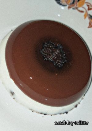 Foto resep Pudding susu lapis coklat oreo