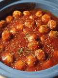 Big Poppa's sweet n' sour meatballs