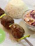 Brochetas de Albóndiga & Cebollín