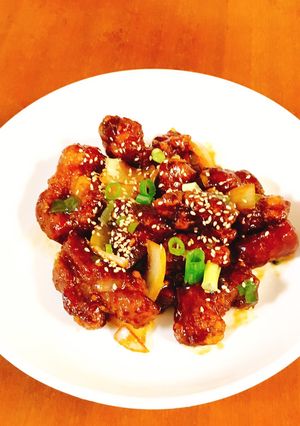 宅男出好菜-糖醋排骨 的食譜成品照片