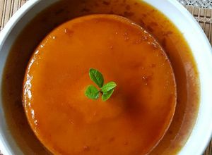 Una foto de Flan napolitano para fiesta