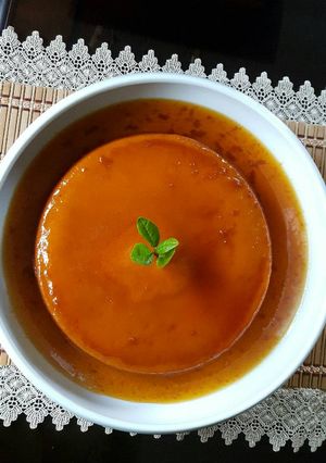 Una foto de Flan napolitano para fiesta