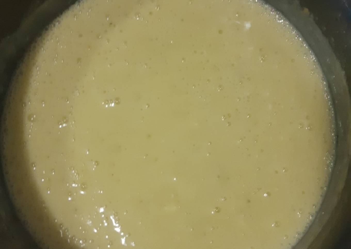 Crema de calabacín y quesitos