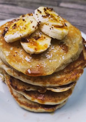 Une photo de Pancakes végan