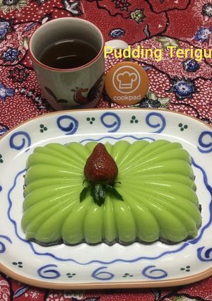Foto resep Green Egg fluor Pudding (Pudding Terigu)