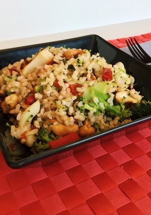 Foto principal de Arroz integral con potón y brócoli
