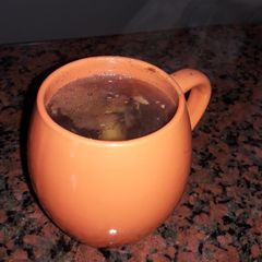 A picture of Ginger green tea fat burn aid drink.
