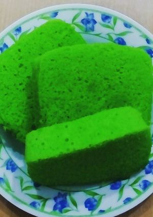 Foto resep Bolu Kukus Pandan Keju (2 telur)