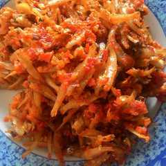 รูปของ Sambal teri kecombrang/kincung