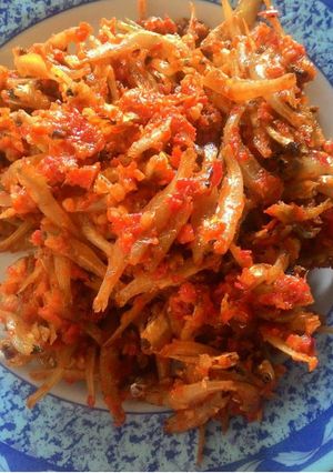 Foto resep Sambal teri kecombrang/kincung