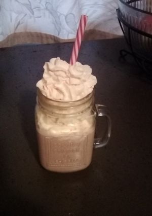 A picture of My special chocolate milk.