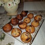 Cseresznyés csokis muffin
