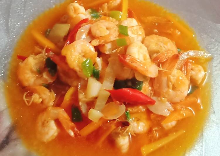 Resep Udang Asam Manis Simple Banget yang Bikin Ngiler