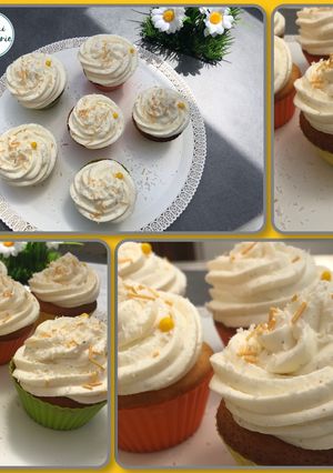 Une photo de Cupcakes Piña Colada