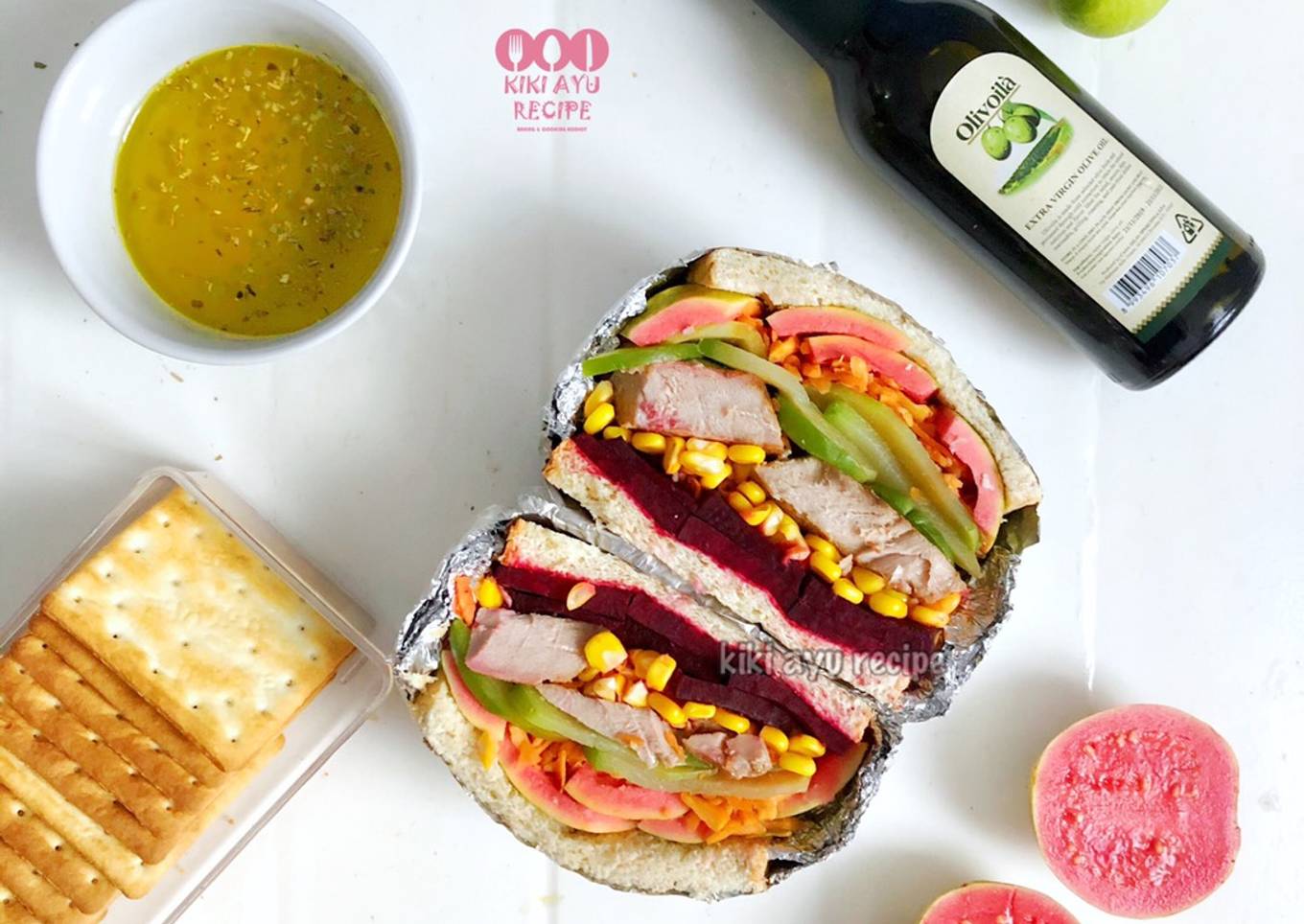 Sandwich With Olivoila Vinaigrette