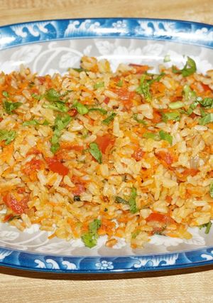 A picture of MEXICAN BROWN RICE. JON STYLE.