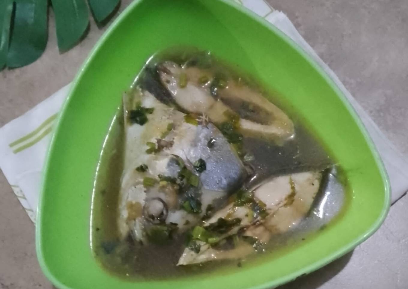 Sup ikan gerong bumbu kencur