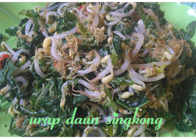 Anti Ribet, Membuat Urap daun singkong Murah