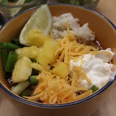 A picture of Jamaican Jerk Beef Chili.