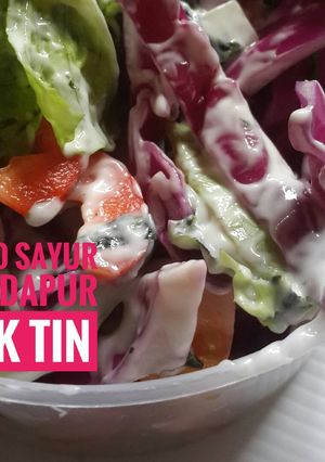 Foto resep Salad sayur 'dapur buk tin'