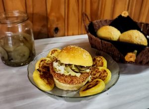 Una foto de 🍔 Hamburguesas pollo crispy 🍔