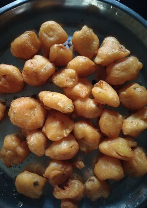 A picture of Moong dal pakodi.