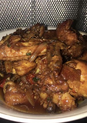 Foto resep Ayam mentega pedas manis simple dan gurih