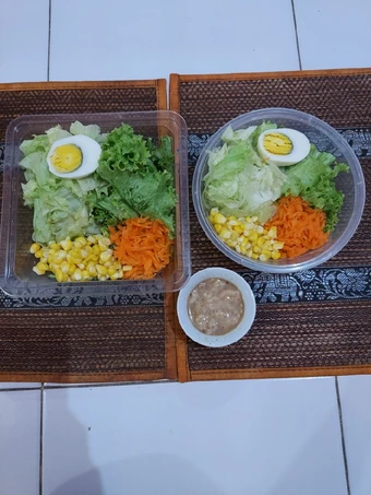 Cara Gampang Membikin Resep  Simple Vegetable salad yang Menggugah Selera, Lezat Sekali