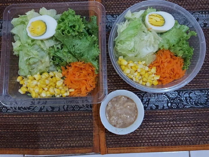 Cara Gampang Membikin Resep  Simple Vegetable salad yang Menggugah Selera, Lezat Sekali