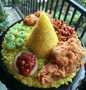 Cara Gampang Membuat Resep Nasi kuning tumpeng mini yang Lezat Anti Ribet, Mantap