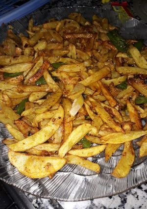 صورة لوصفة بطاطا مقلية بطريقتي
