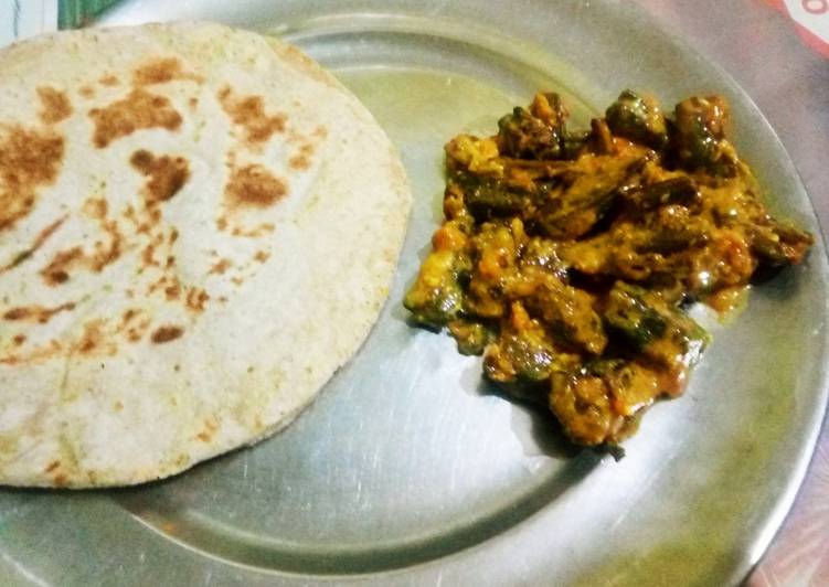 Dahi Wali Bhindi(ladie's finger curd curry)