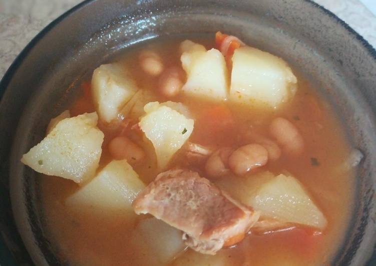 картошка с фасолью тушеная онлайн картошка с фасолью тушеная