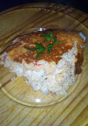 Una foto de Tortilla de Pasta al verdeo y queso