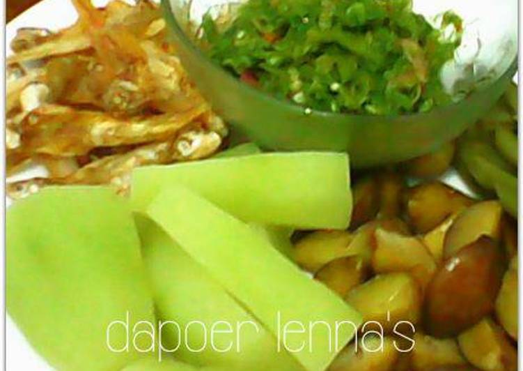 Easiest Way to Cook Yummy Sambalado mudo (sambalado ijo)ala dapoer lenna's