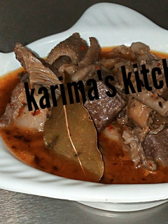 A picture of Offals pepper soup.