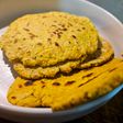 Pan naan dorado casero (con fécula de mandioca y harina integral)
