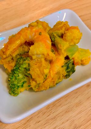 Foto resep Udang 🦐 Brokoli 🥦 & Kabocha 🎃 Salad 🥗