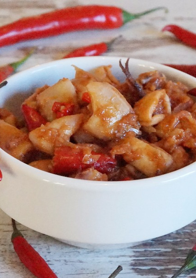 Una foto de Pica pica de calamares