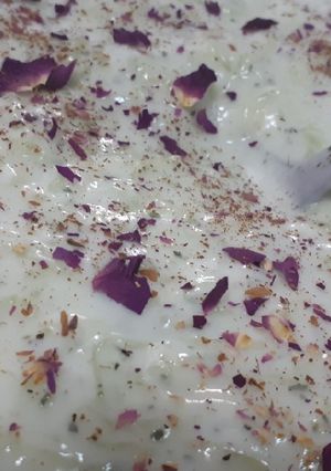 عکسی از دستور ماست خیار زمستونی 😋