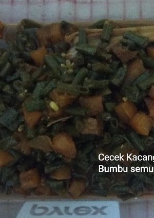 Foto resep Cecek kacang panjang bumbu semur nyemek