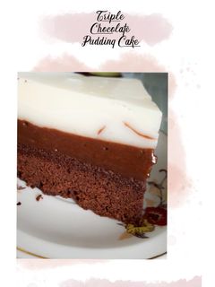 Foto resep Triple Chocolate Pudding Cake