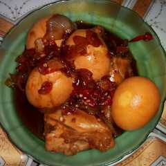 รูปของ Ayam Telur Kecap Saos Tiram