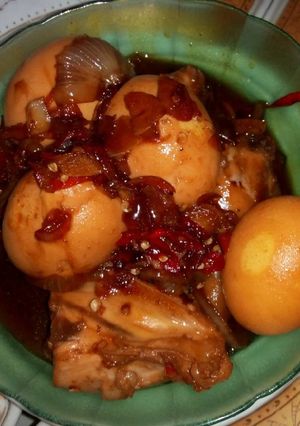 Foto resep Ayam Telur Kecap Saos Tiram