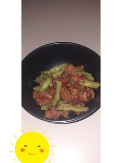 Foto resep Black pepper beef bean